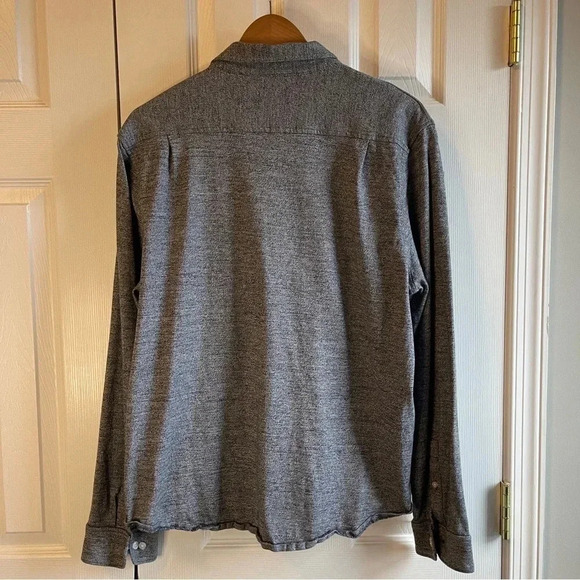 Penguin Munsingwear 100% Cotton Men’s Button Up Shirt Gray Long Sleeves Size XL - Picture 8 of 12